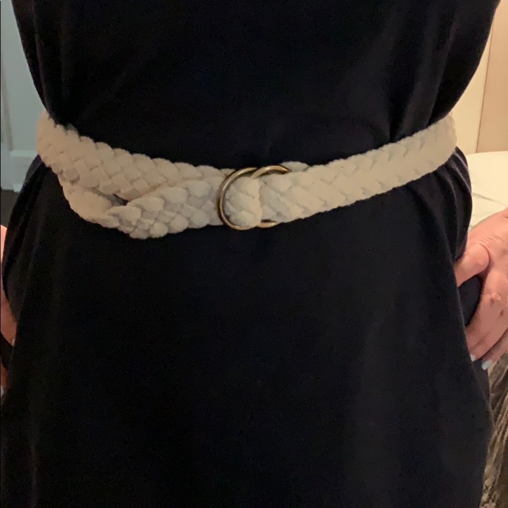 Woven cream J.Crew belt